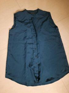 New Unused Top Teal Office College Party wear