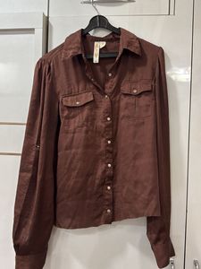 Brown Long Sleeve Shirt