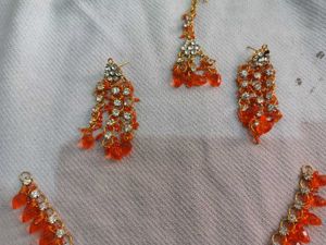 Orange Jewelry Set