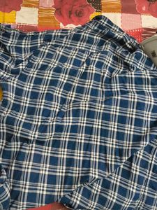 Blue Plaid Shirt
