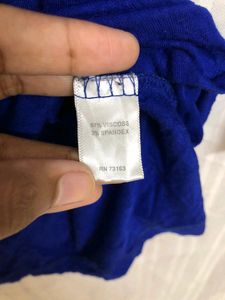 Cable &amp; Gauge Blue Long Sleeve T Shirt