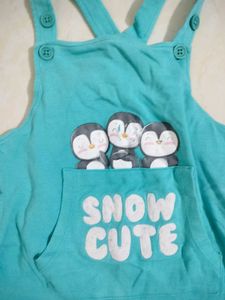 Babyhug Boy Dungarees With Sweatshirt