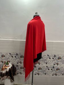 Burberry Red Scarf Unisex