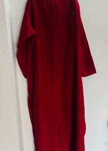 Elegant Red Embroidered Kurta