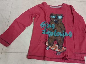 T-shirt &amp; sweater Combo For Boys 4-5 Years