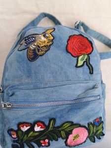 Denim Backpack
