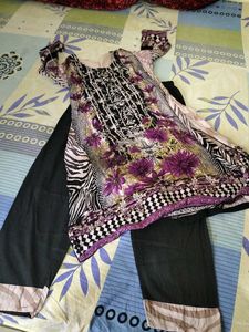 Floral Print Salwar Kameez