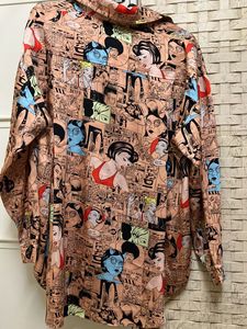 Unique Comic Print Shirt