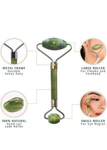 Gua Sha Face Roller |Green Stone For Under Eye