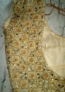 Embroidered Sari Blouse
