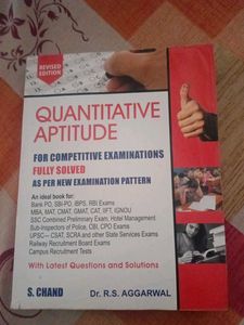 Quantitative Aptitude By Dr. R S. Aggarwal