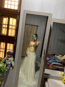 Fairy Soft Net Heavy Gown👑🦋🎀🐣