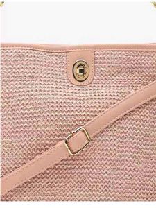 Knitted Tote Bag With Detachable Strap