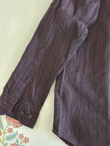 Dark Purple Men’s Shirt - Color Plus