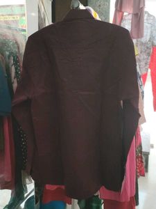 Burgundy Long Sleeve Shirt