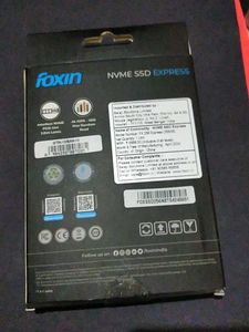 Foxin NVMe SSD Express 256GB.