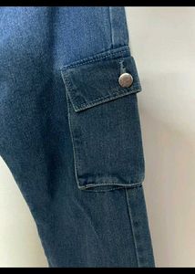 blue straight jeans