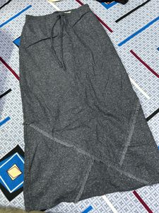 Gray Knit Skirt