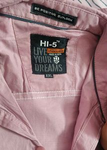 Hi-5 Pink Casual Button-Down Shirt