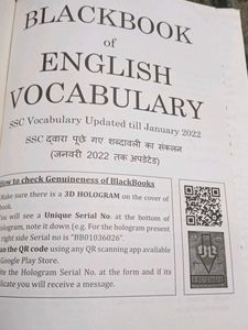 Blackbook Of English Vocabulary