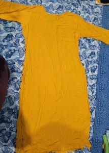 Yellow  Kurta