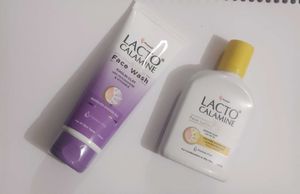 Lacto Calamine - facewash, Lotion.