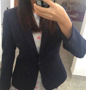 Navy Blue Tailored Blazer
