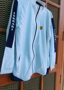 White And Blue Tracksuit