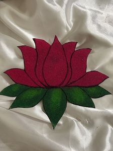 Rangoli Combo Of 2 Lotus  Patch