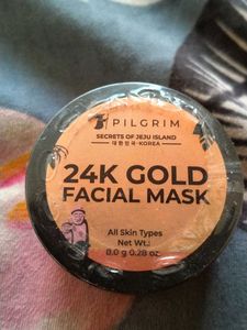 New Not Used Pilgrim 24K Gold Facial Mask