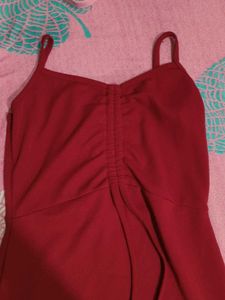 Burgundy Bodycon Dress
