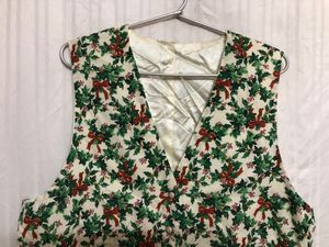 Floral Printed Green Vest