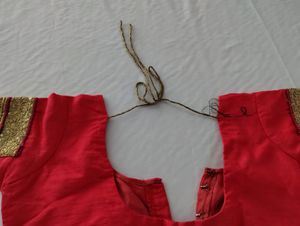 Coral Embroidery Printed Fancy Saree (Women)