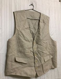 Cream Formal Waistcoat