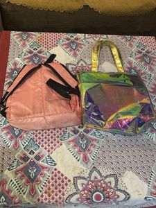 Nike Backpack &amp; Iridescent Tote