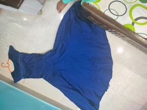 endless flaired gown