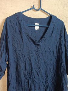 Women&#39;s Casual Fashion Top Navy-blue