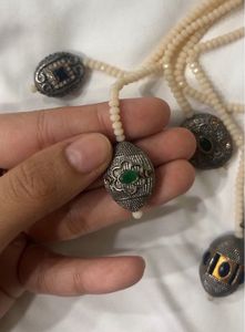 Sajwada Real Stone Layered Necklace