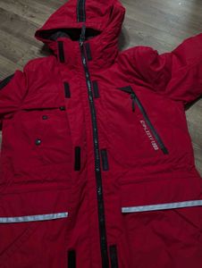 Red Winter innercrew brand jacket