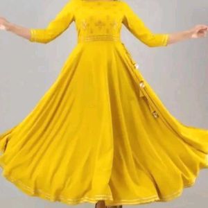 Yellow Ethnic Gown