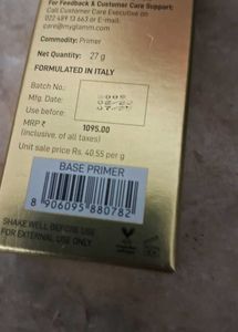 MyGlamm Tinted Primer + Blur White Kajal
