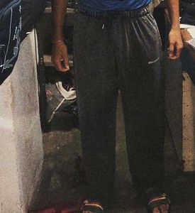 Black Faded Loose Fit Pant