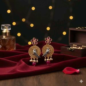 Bird Design Earrings