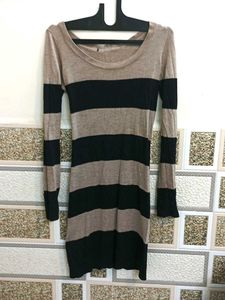 Striped Bodycon Mini Dress