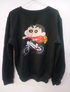 Cute Cartoon Print Sweatshirt