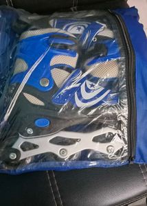 Blue Inline Skates