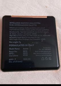 Myglamm Manish Malhotra Eyeshadow Palette Pack 2