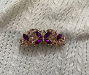 Purple Butterfly Hair Clip