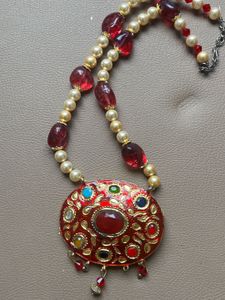 Handmade Meena Necklace