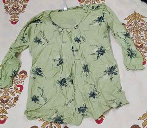 Floral Print Crop Top